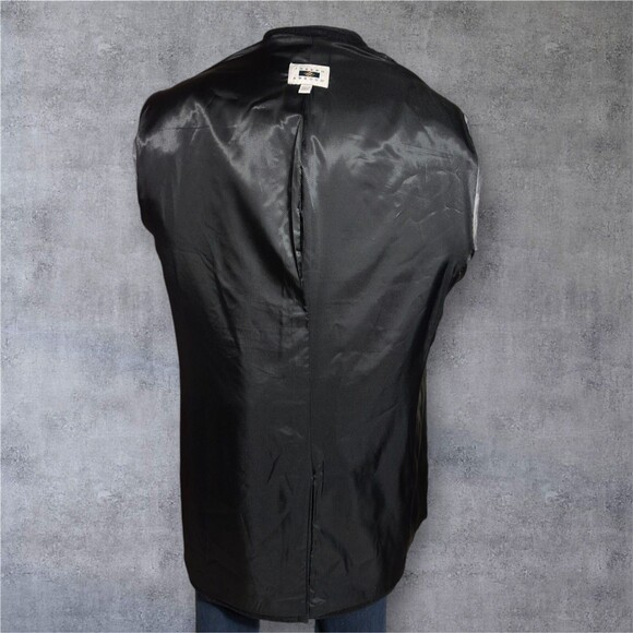 JOSEPH ABBOUD Men's 56R Wool Blend Overcoat Charcoal Gray Coat - Picture 11 of 14